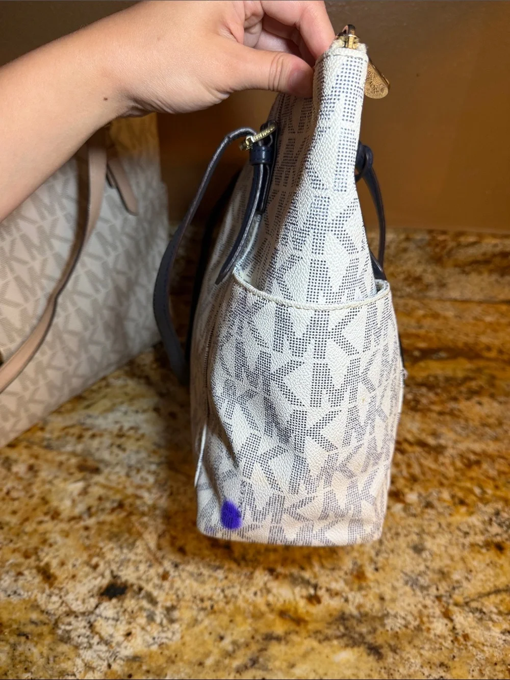 BUNDLE Michael Kors MK Print Totes - Picture 9 of 13